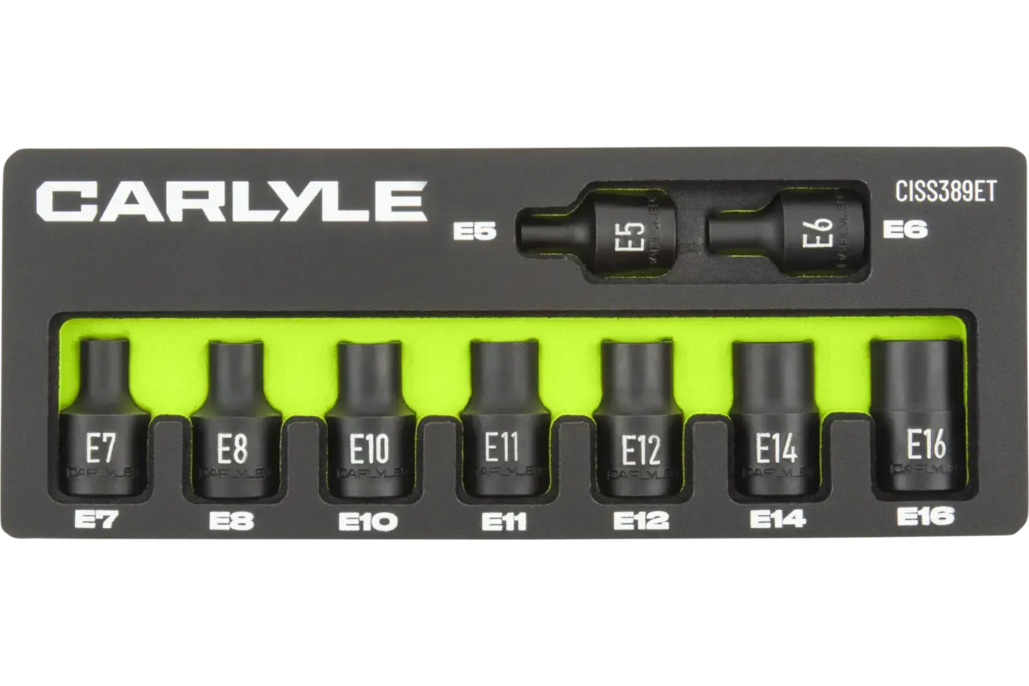 3/8 in. Drive Standard Depth External Torx/Star Impact Socket Sets