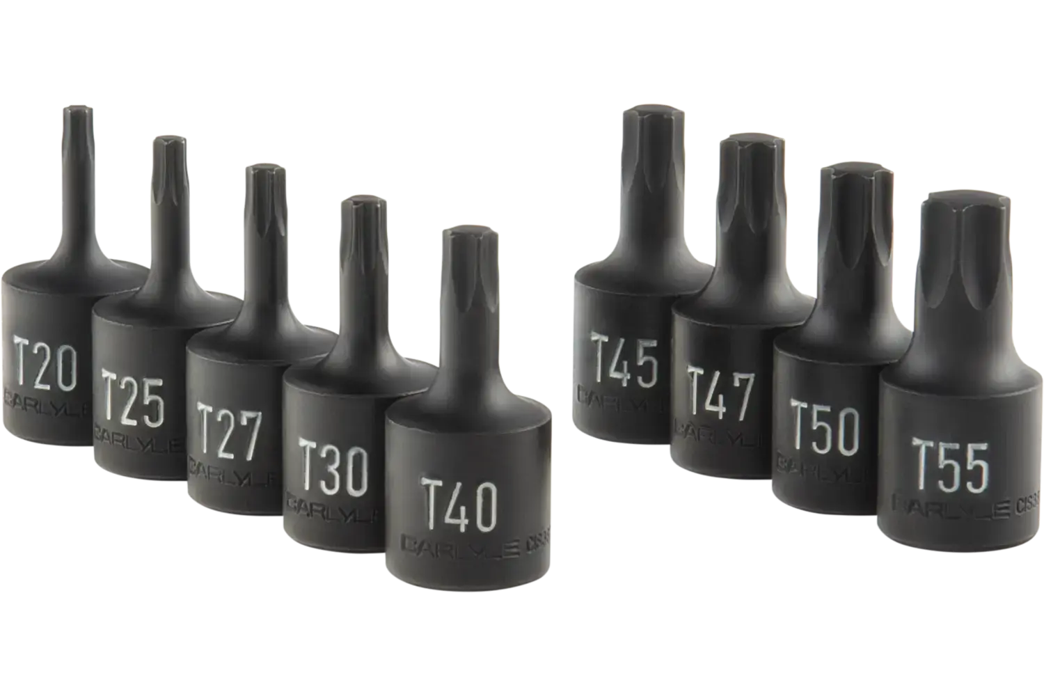 s.38 3/8 in. Drive Standard Depth Internal Torx/Star Impact Socket Sets