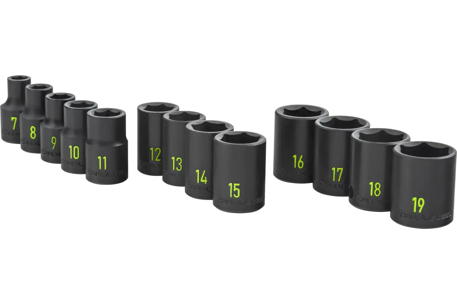 3/8 in. Drive Standard Impact Socket Sets - Metric