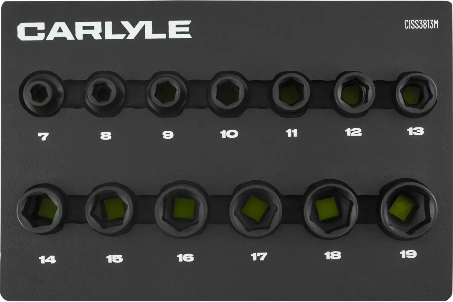 3/8 in. Drive Standard Impact Socket Sets - Metric