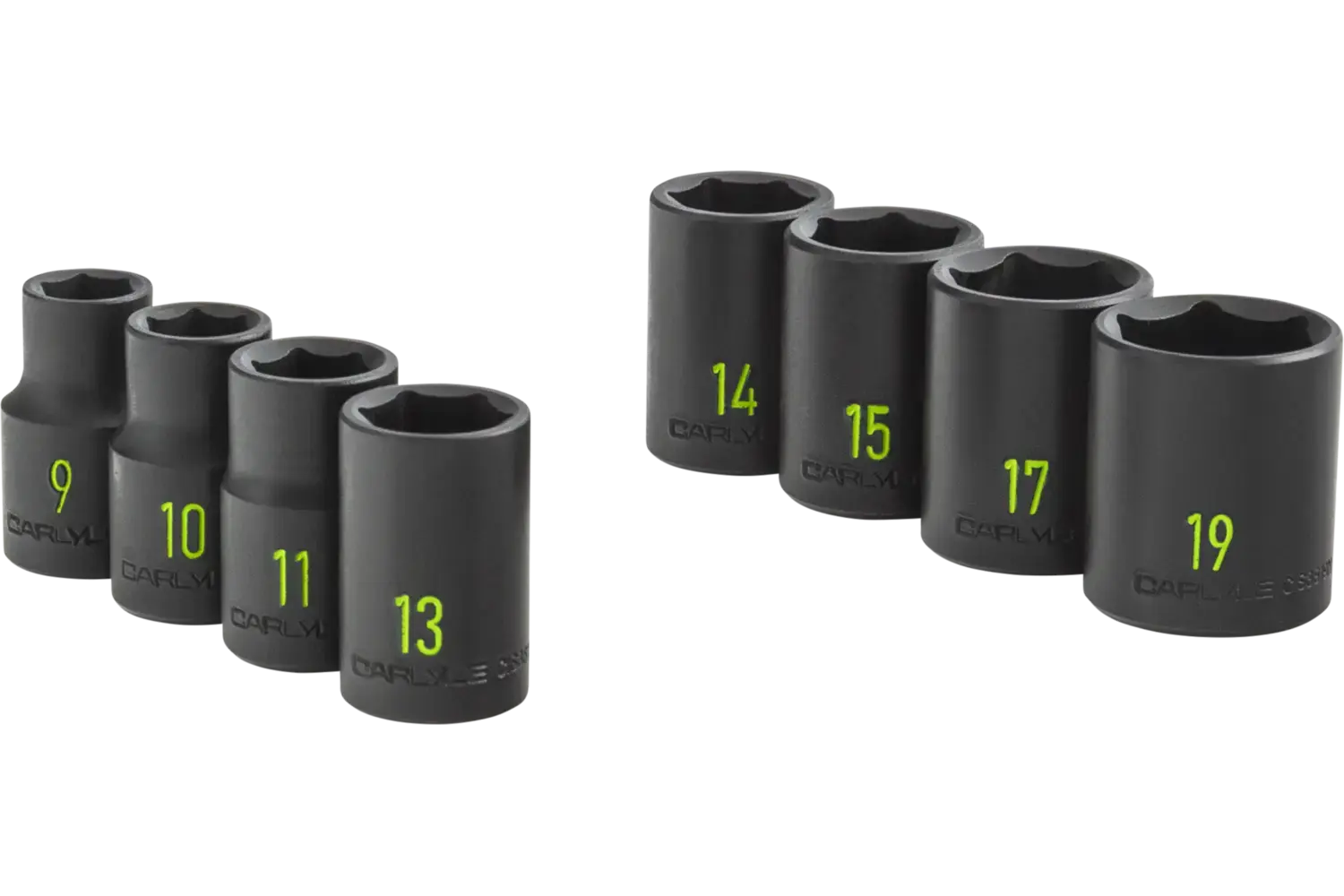 3/8 in. Drive Standard Impact Socket Sets - Metric