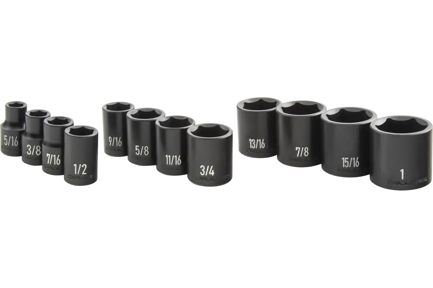 3/8 in. Drive Standard Impact Socket Sets - SAE