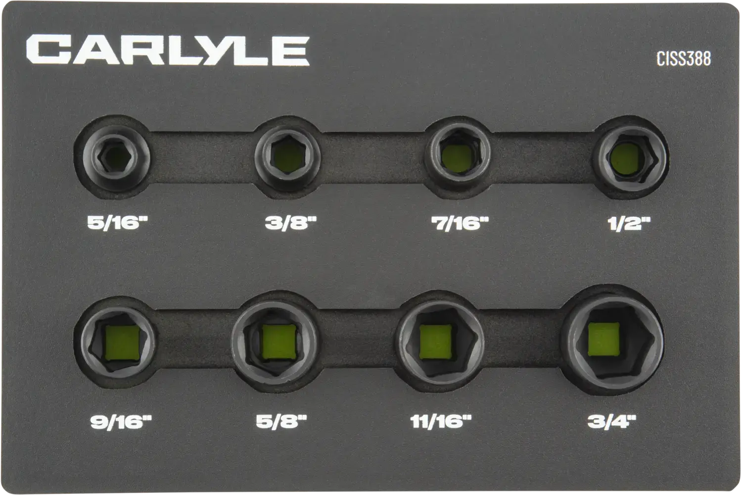 3/8 in. Drive Standard Impact Socket Sets - SAE