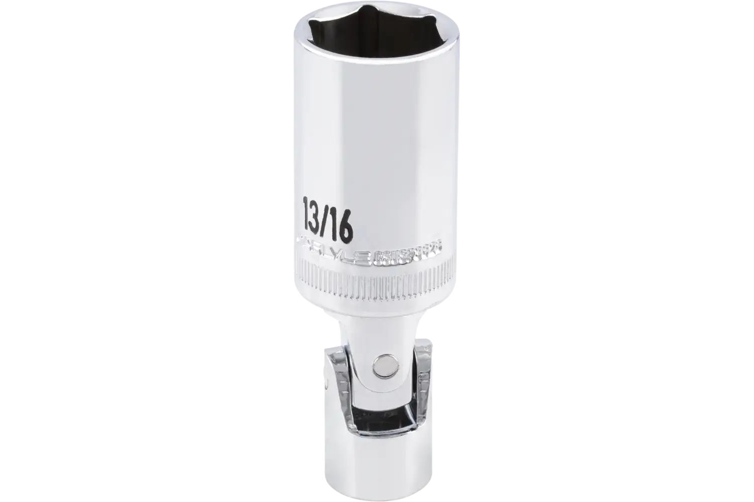 3/8 in. Drive Universal Joint Chrome Spark Plug Sockets - SAE