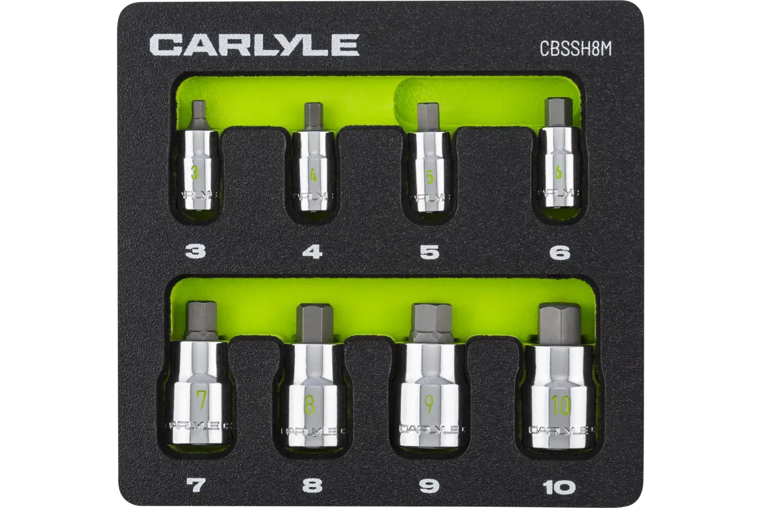 1/2 in. Drive Impact Flip Socket Set - Carlyle CISSDTF125