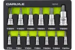Multi-Drive Standard Depth Torx/Star Bit Chrome Socket Sets