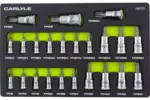 Multi-Drive Standard Depth Torx/Star Plus Bit Chrome Socket Sets