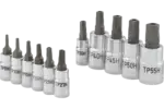 Multi-Drive Standard Depth Torx/Star Plus Bit Chrome Socket Sets