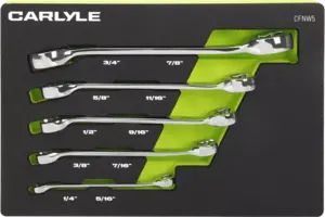 15 Degree Off-Set Flarenut Wrench Sets - SAE