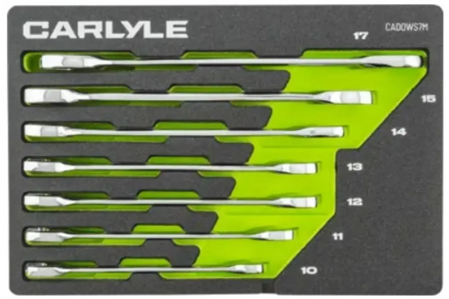 7 Pc Double Open End Wrench Set - SAE or Metric