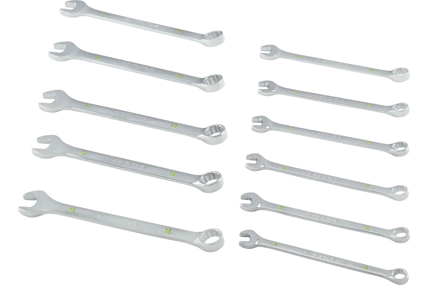 Combination End Wrench Set - Metric