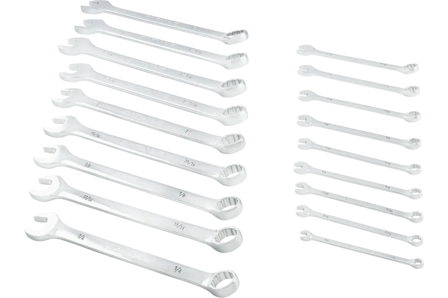 Combination End Wrench Set - SAE