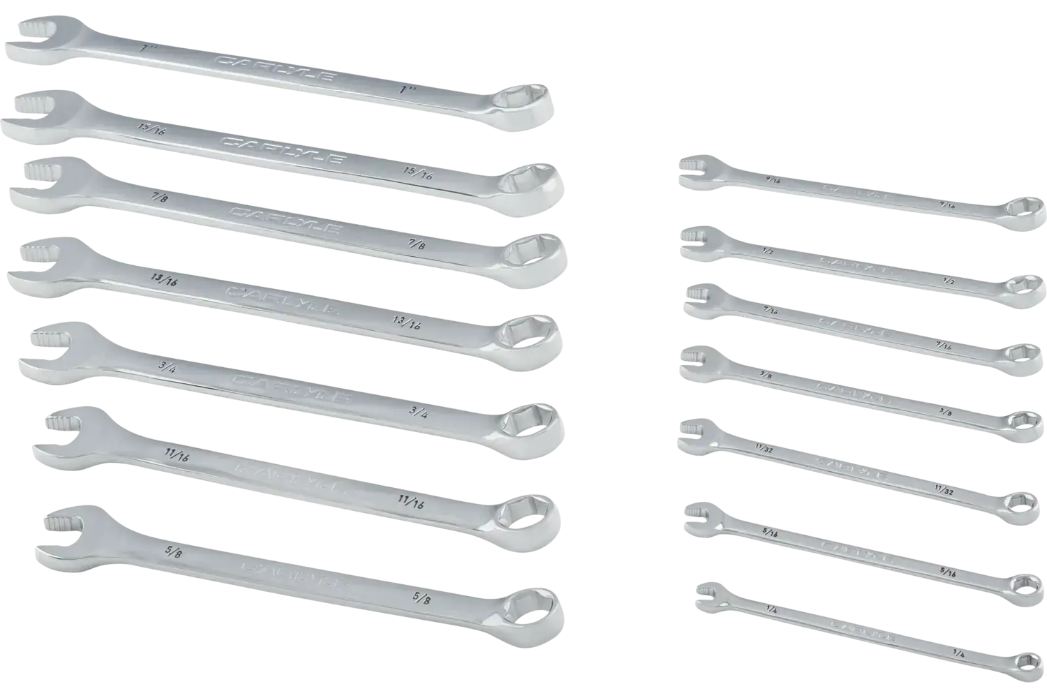 Combination End Wrench Set - SAE