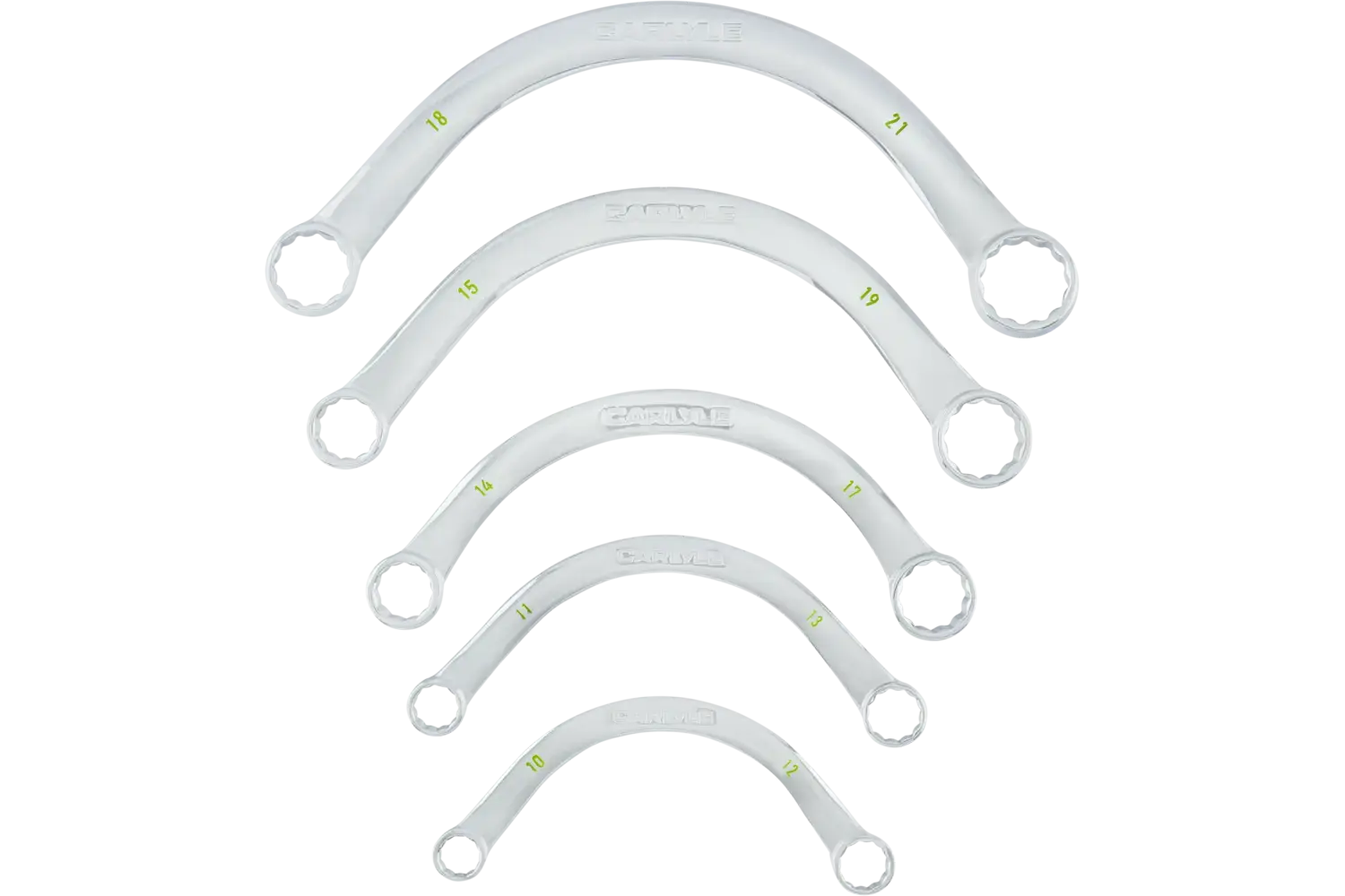 Half Moon Box End Wrench Sets - Metric
