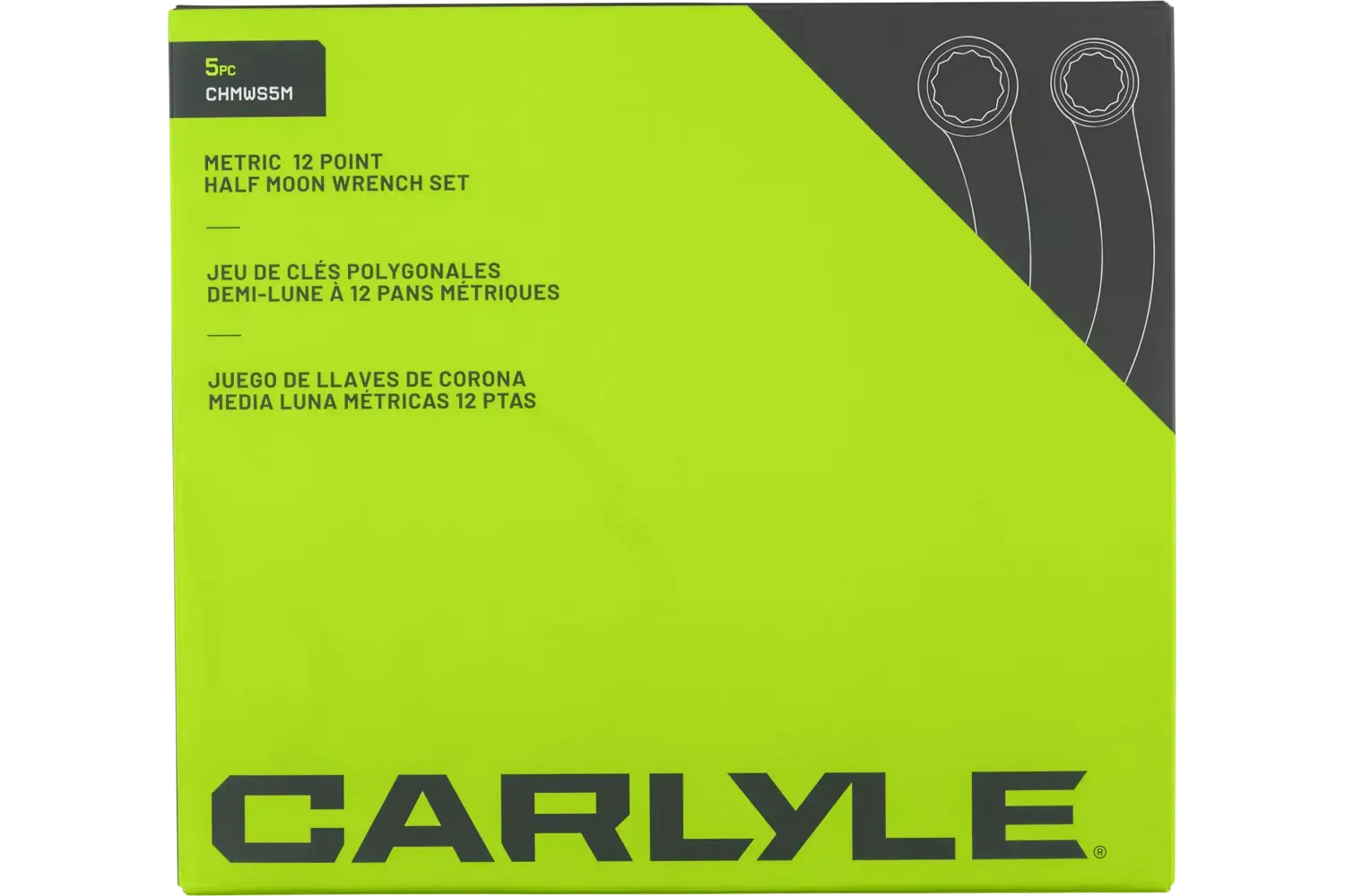 Half Moon Box End Wrench Sets - Metric