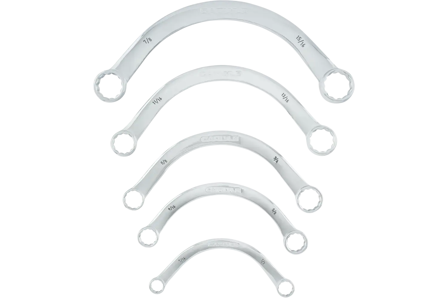 Half Moon Box End Wrench Sets - SAE