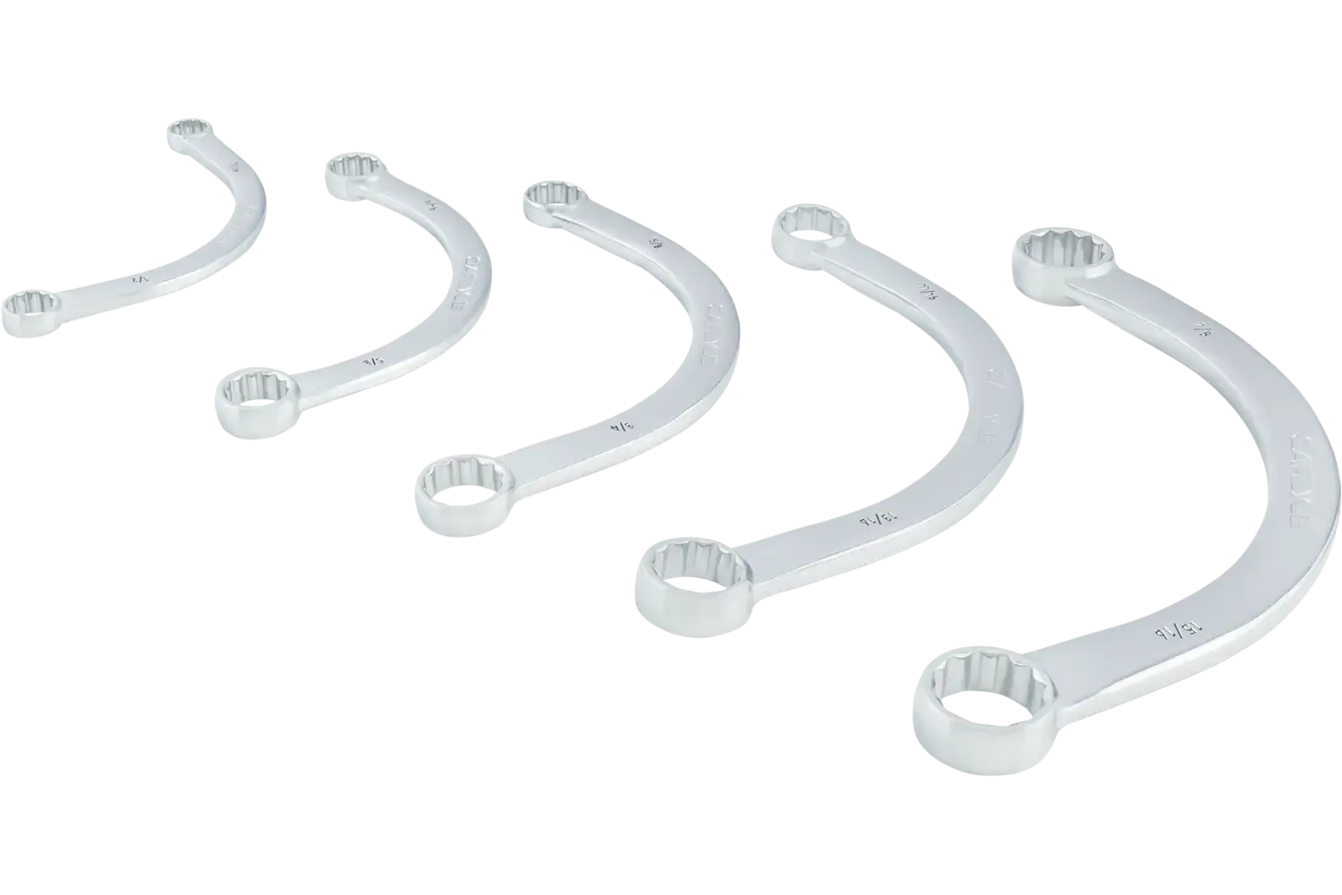 Half Moon Box End Wrench Sets - SAE