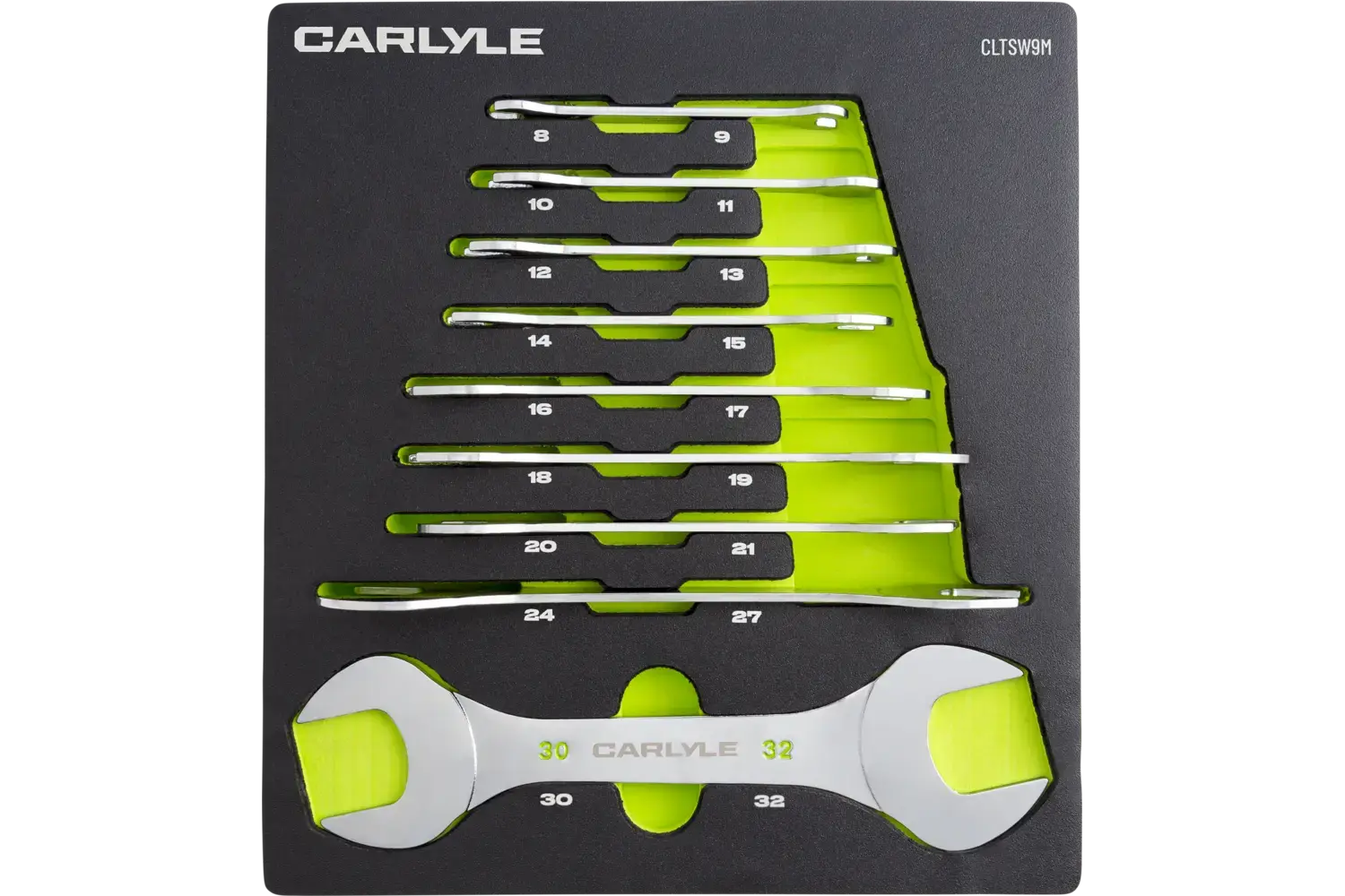 Slimline Open End Wrench Sets - Metric