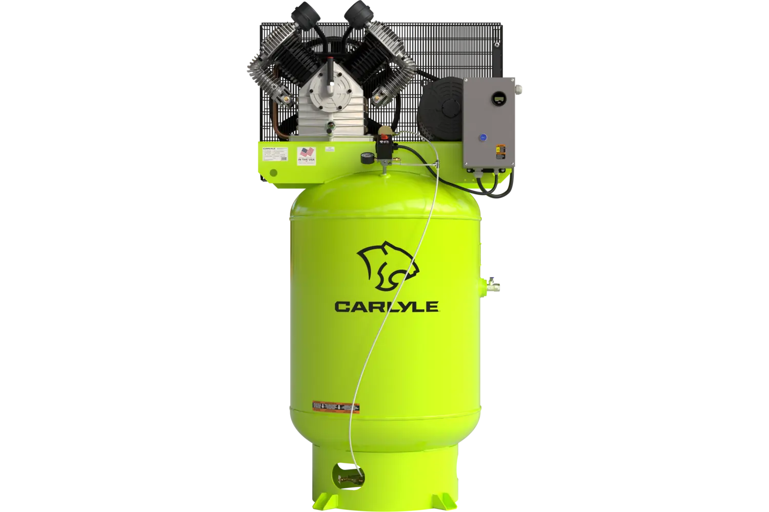 アルファクリムゾンカズ 120 Gallon Vertical Air Compressor - Carlyle CAC10H120GV