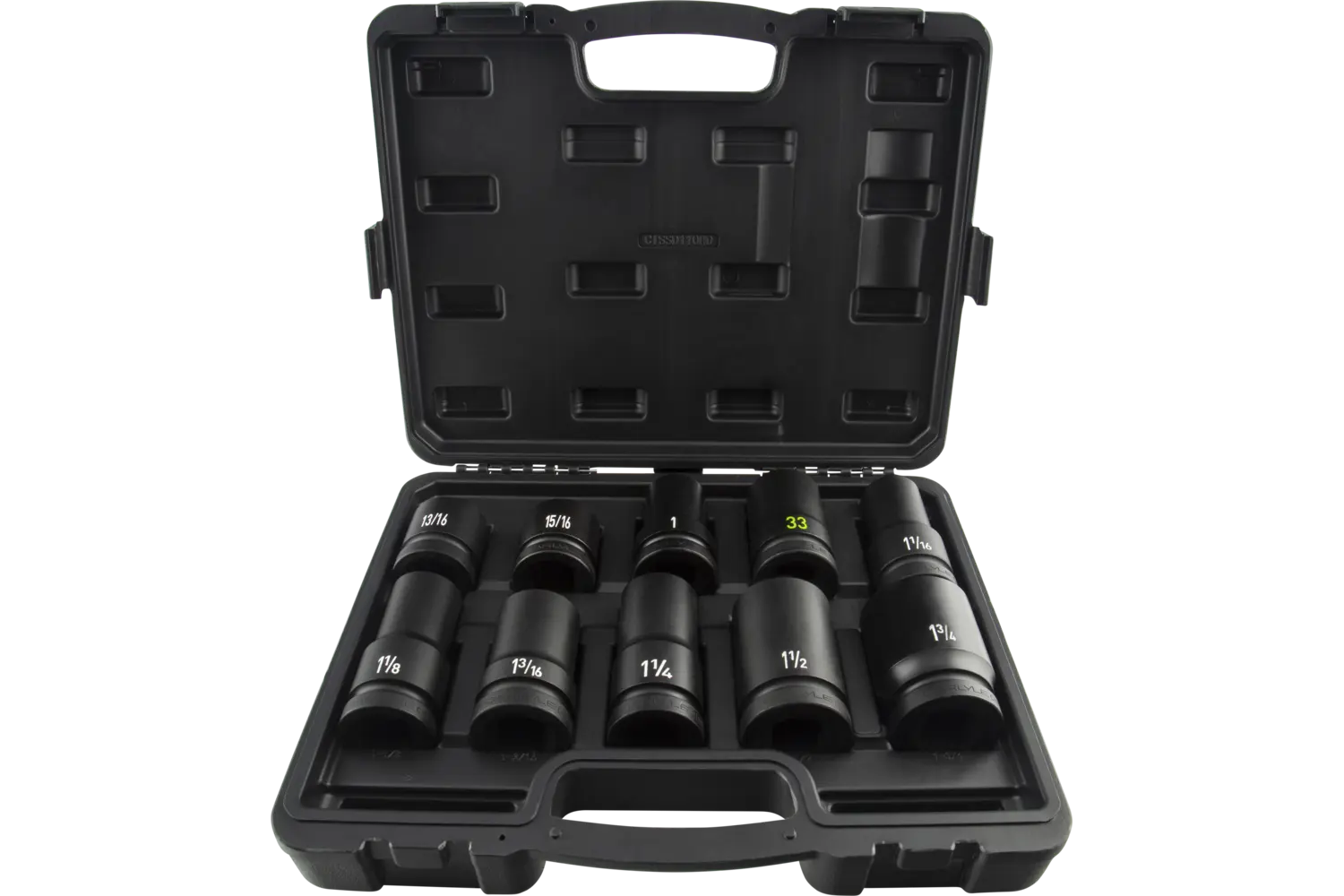 10-Piece 1-Inch Drive Deep Impact Socket Set – Metric 22mm To 50mm – IMeshbean