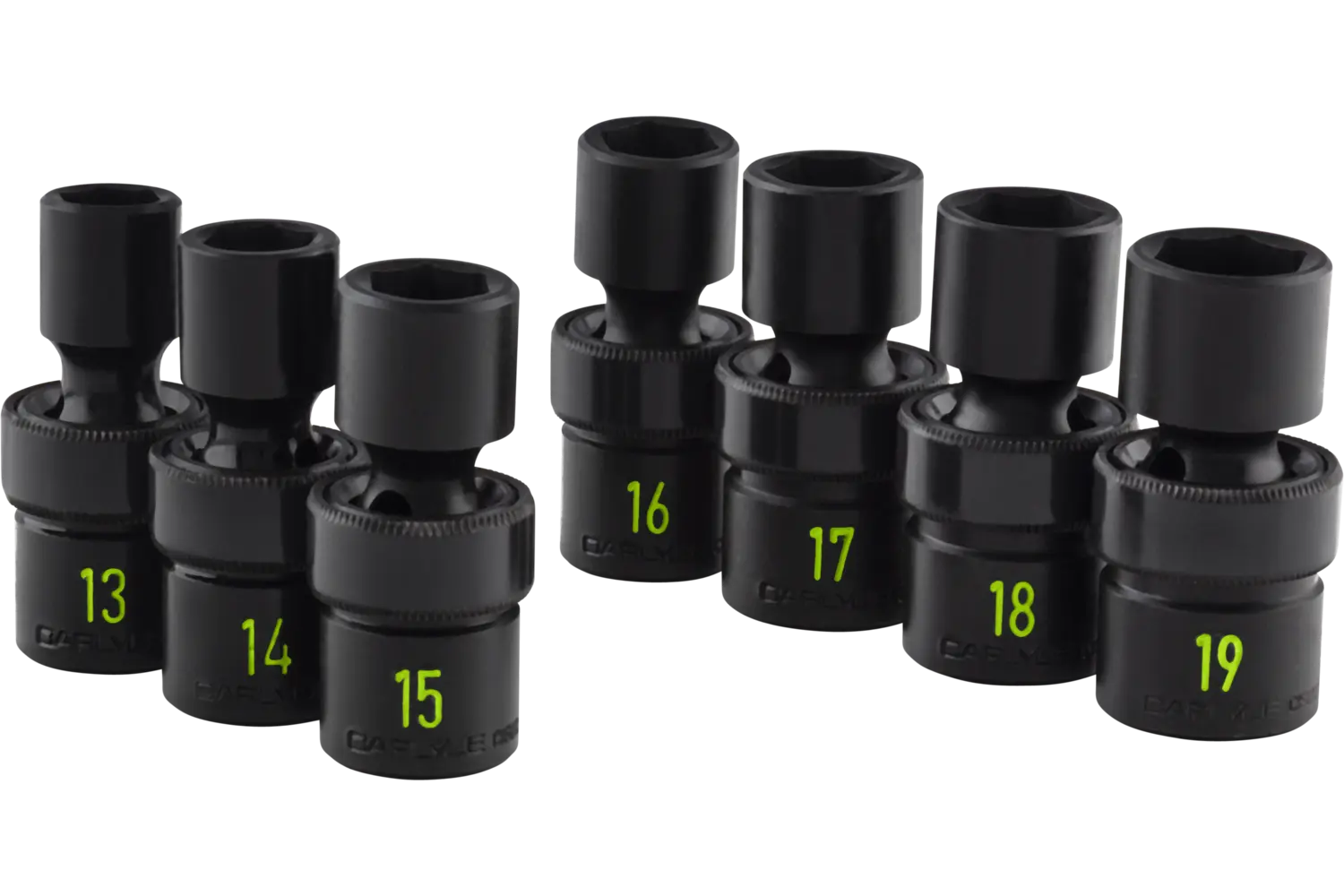 7-Piece 1/2 in. Drive Standard Depth Universal Swivel Impact
